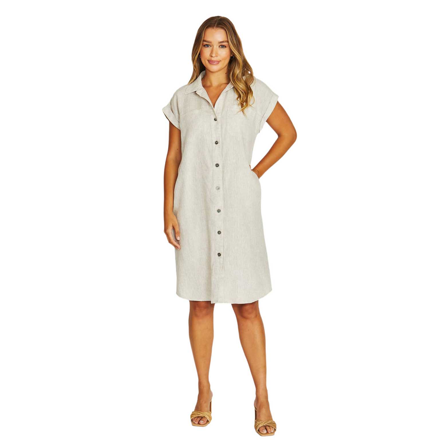 Jump 2 Pocket Shirt Dress